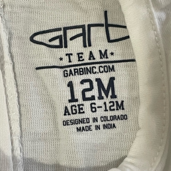 Garb Team 100% Cotton *Excellent Cond* Northeastern U Polka dot Dress Size 6-12m - Picture 3 of 5